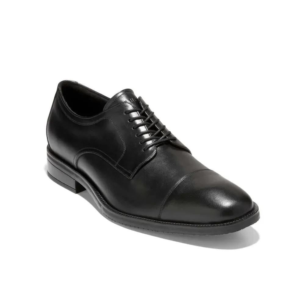 Cole Haan Men's Modern Essentials‎ Cap Toe Oxford Shoes Black Size 13